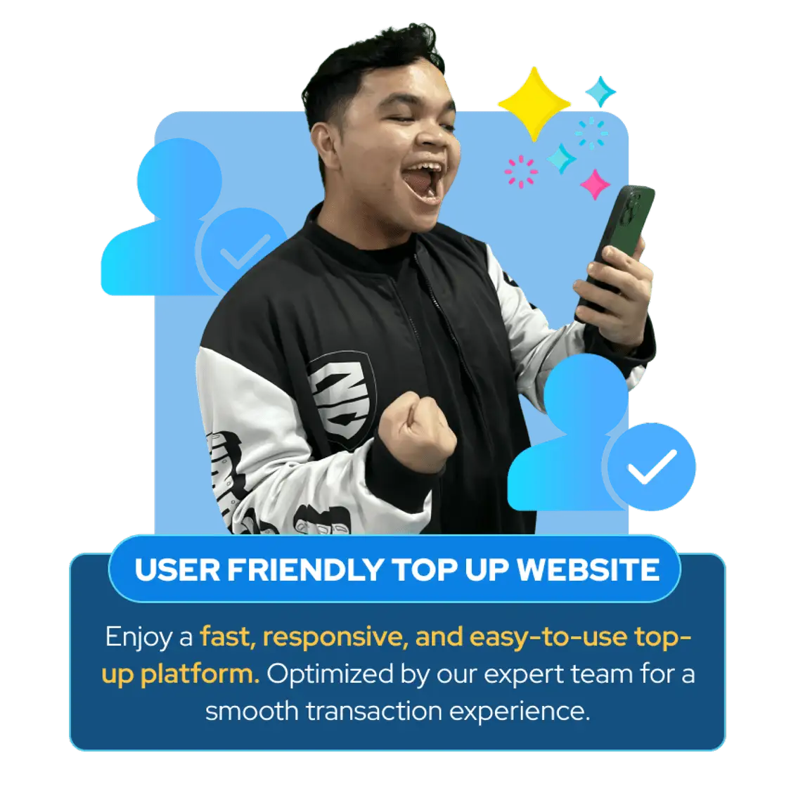 Website top up friendly