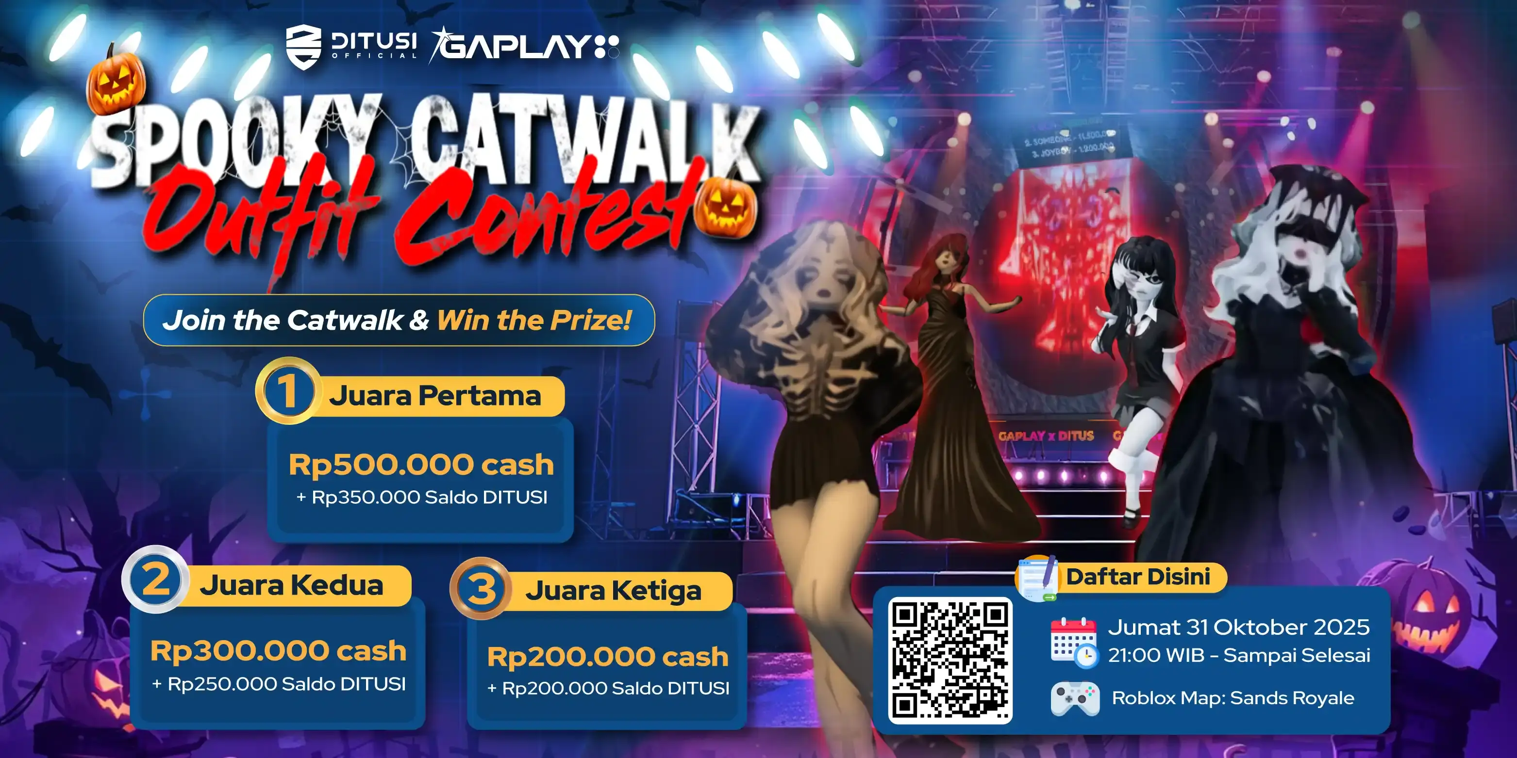 Spooky Catwalk Outfit Contest — Aksi Fashion Paling Seram di Roblox!