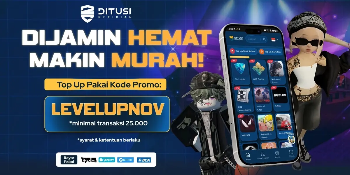 LEVELUPNOV – Promo Spesial Buat New Member Ditusi!