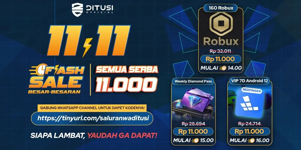 11.11 Semua Serba 11 Ribu, Beneran Gak Bohong!