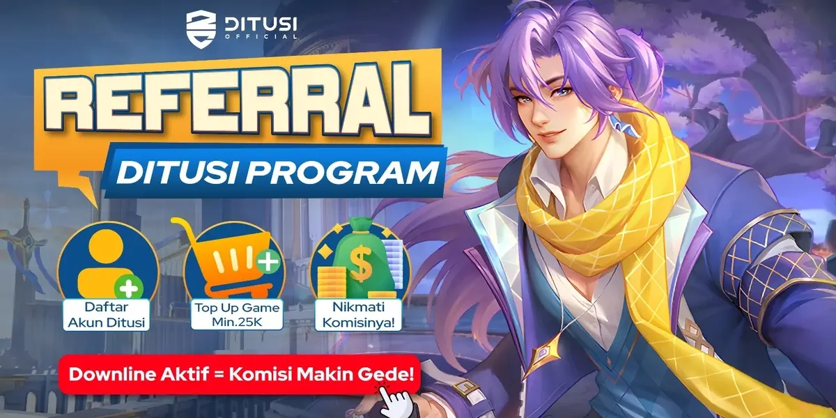 Referral Ditusi Program : Ajak Teman, Dapatkan Jutaan Saldo DANA!