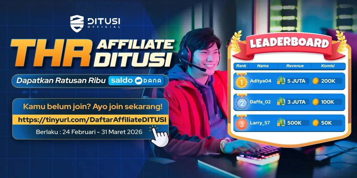 THR Affiliate Ditusi: Ngonten Game Bisa Dapet Saldo DANA Ratusan Ribu!