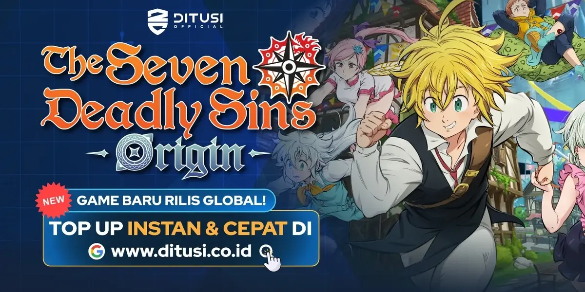 The Seven Deadly Sins: Origin Rilis di PS5 & PC! Cara Top Up Murah & Cepat di Ditusi