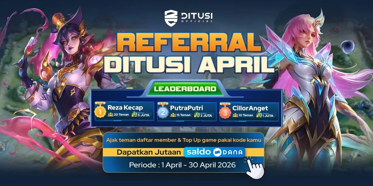 Referral Ditusi Program : Ajak Teman, Dapatkan Jutaan Saldo DANA!