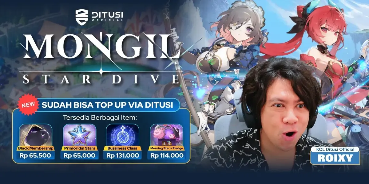 Top Up Mongil Star Dive Kini Hadir di Ditusi!