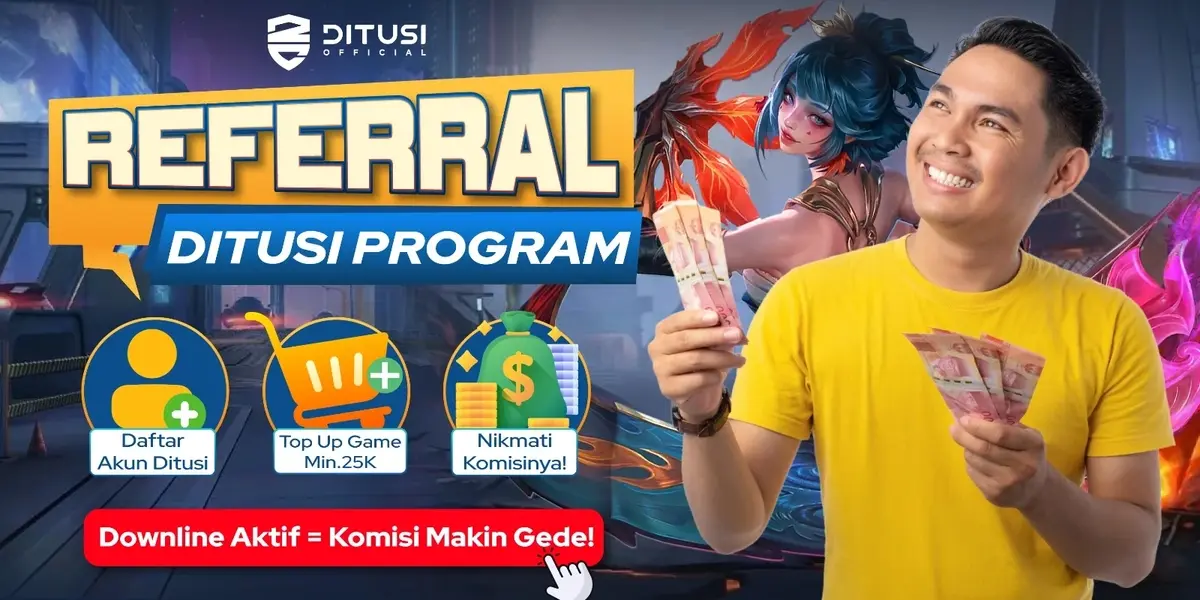 Referral Ditusi Program : Ajak Teman, Dapatkan Jutaan Saldo DANA!