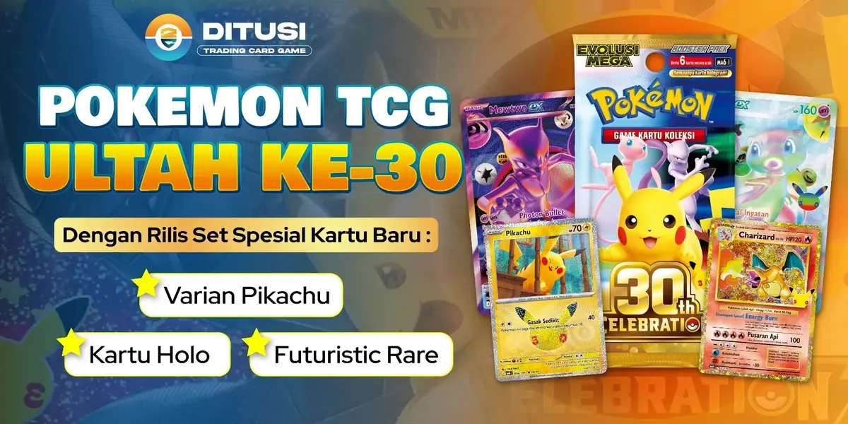 Pokémon TCG Rayakan 30 Tahun dengan Set Spesial, Rilis September 2026!