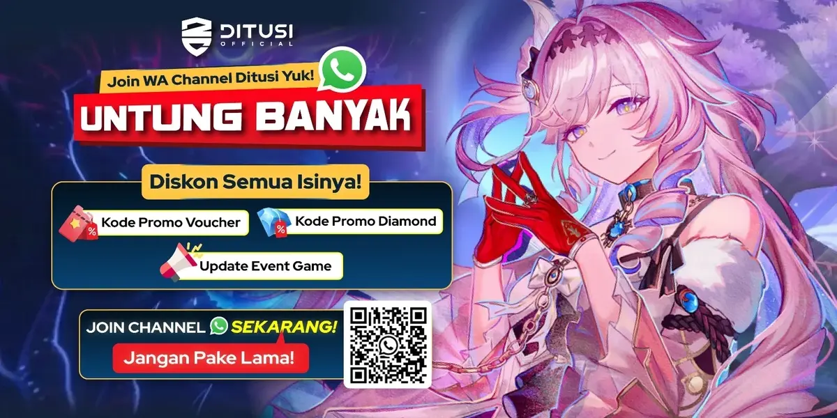 Gabung Channel WhatsApp Ditusi, Biar Nggak Ketinggalan Promo!